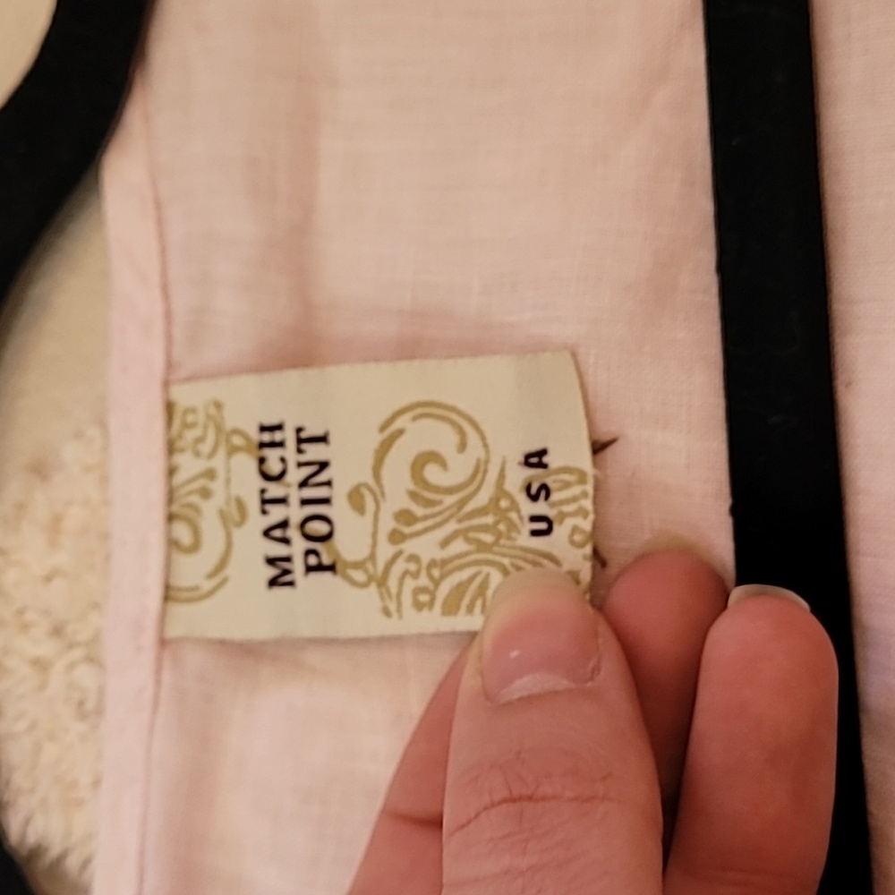 Vintage pink linen shirt - Picture 4 of 5